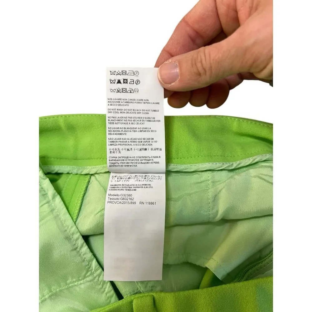 VERSACE COLLECTION Trousers Green Size 40UK Style‎ G32380 Italy Designer Women's
